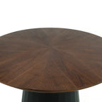 Henrik 130cm Round Dining Table Walnut