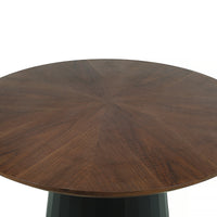 Henrik 130cm Round Dining Table Walnut