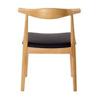 Henrik 2pc Set Dining Chair Replica Hans Wegner Elbow Solid Ash Timber Natural