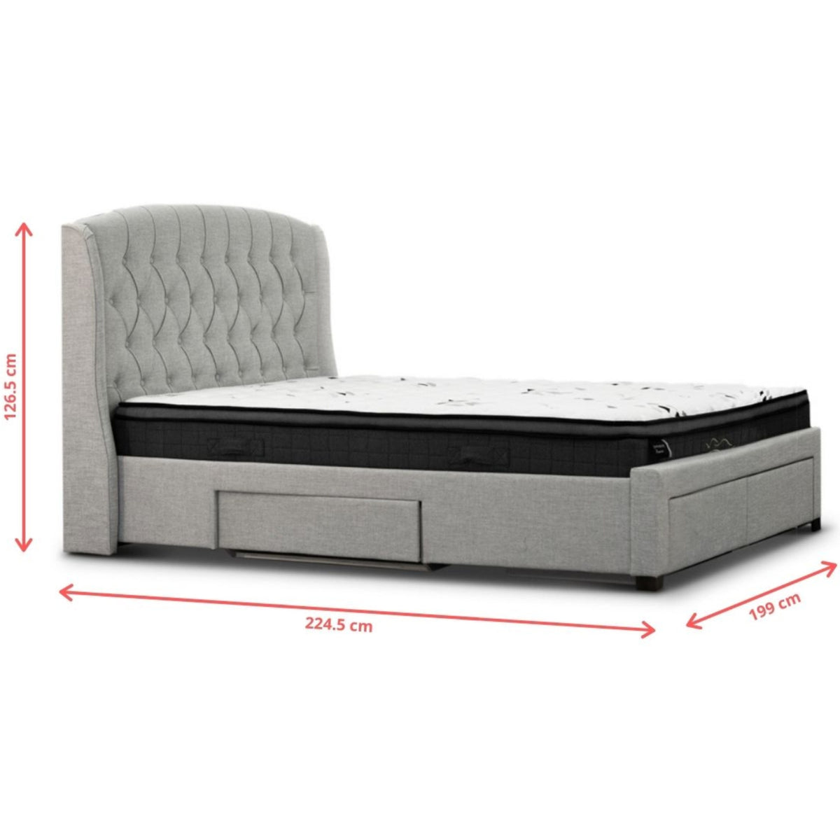 Honeydew Bed Frame Beige King 