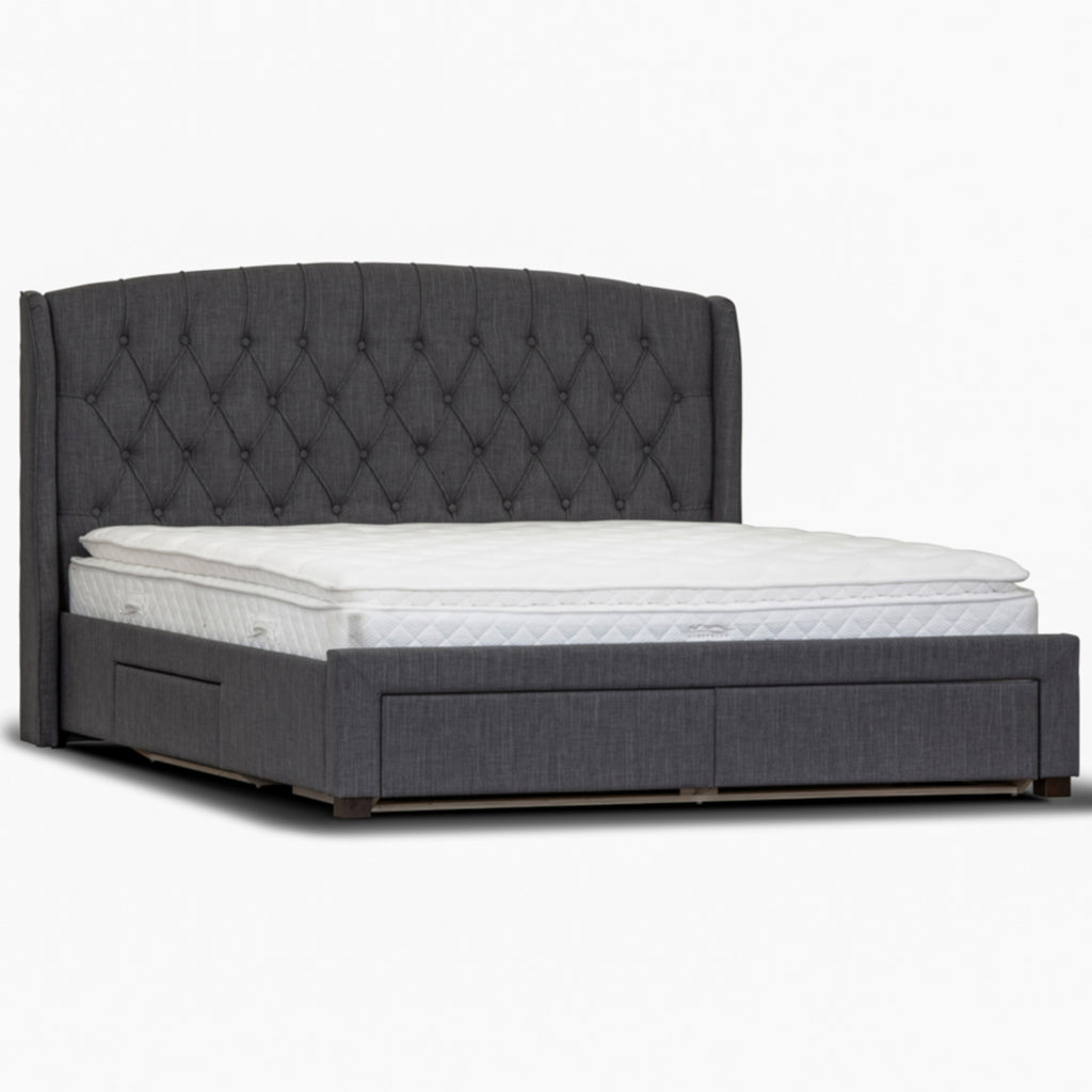 Honeydew Bed Frame Grey King 