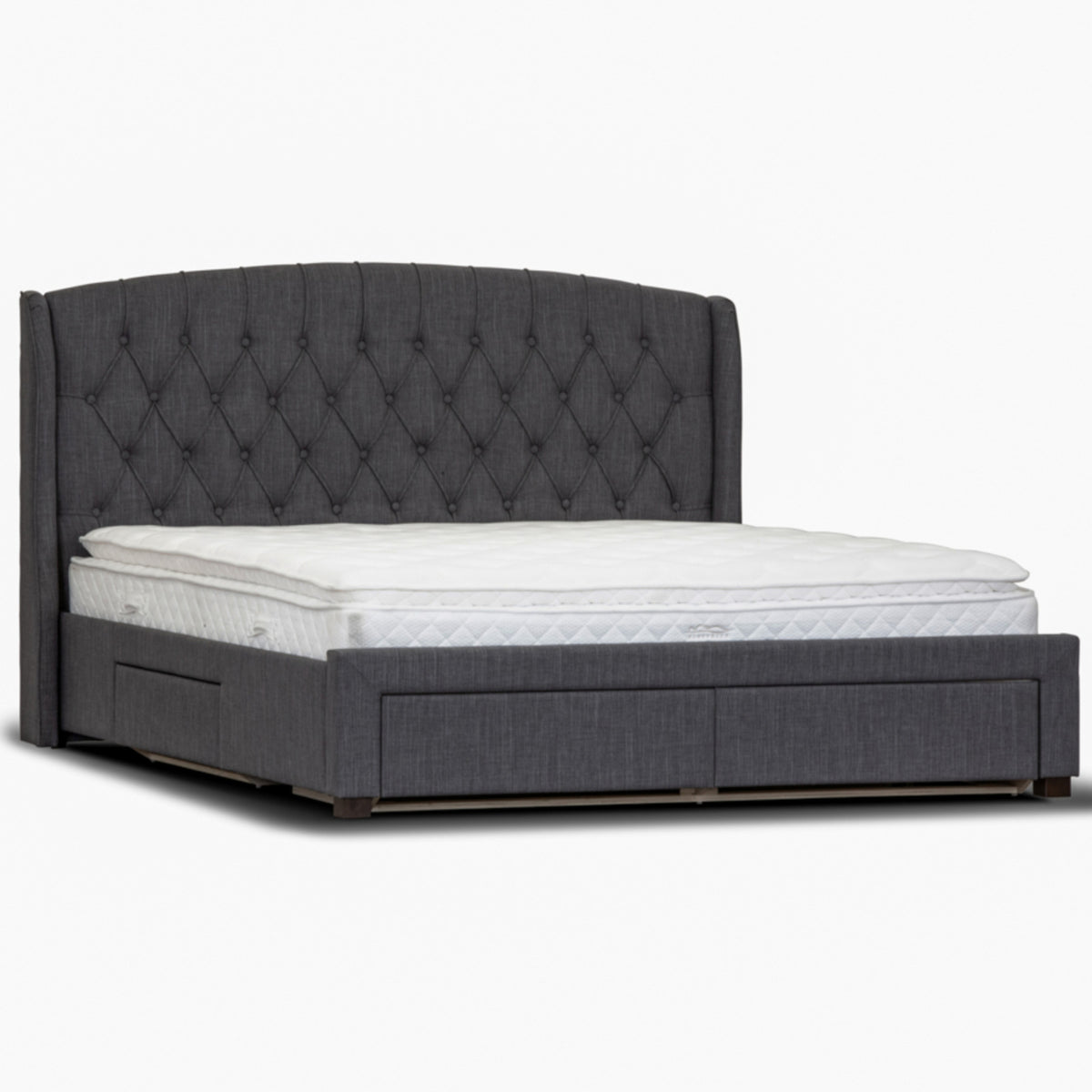 Honeydew Bed Frame Grey King 