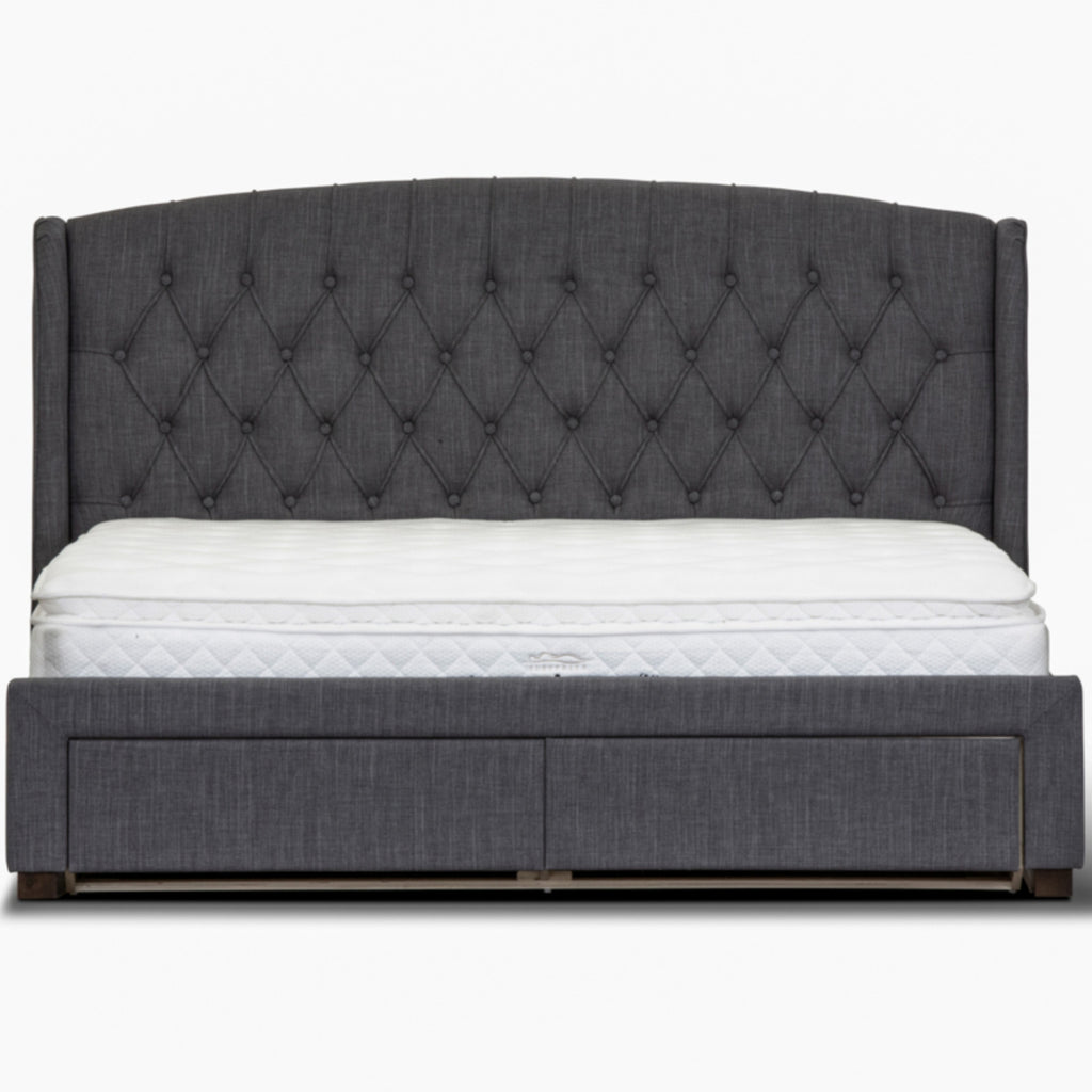 Honeydew Bed Frame Grey King 