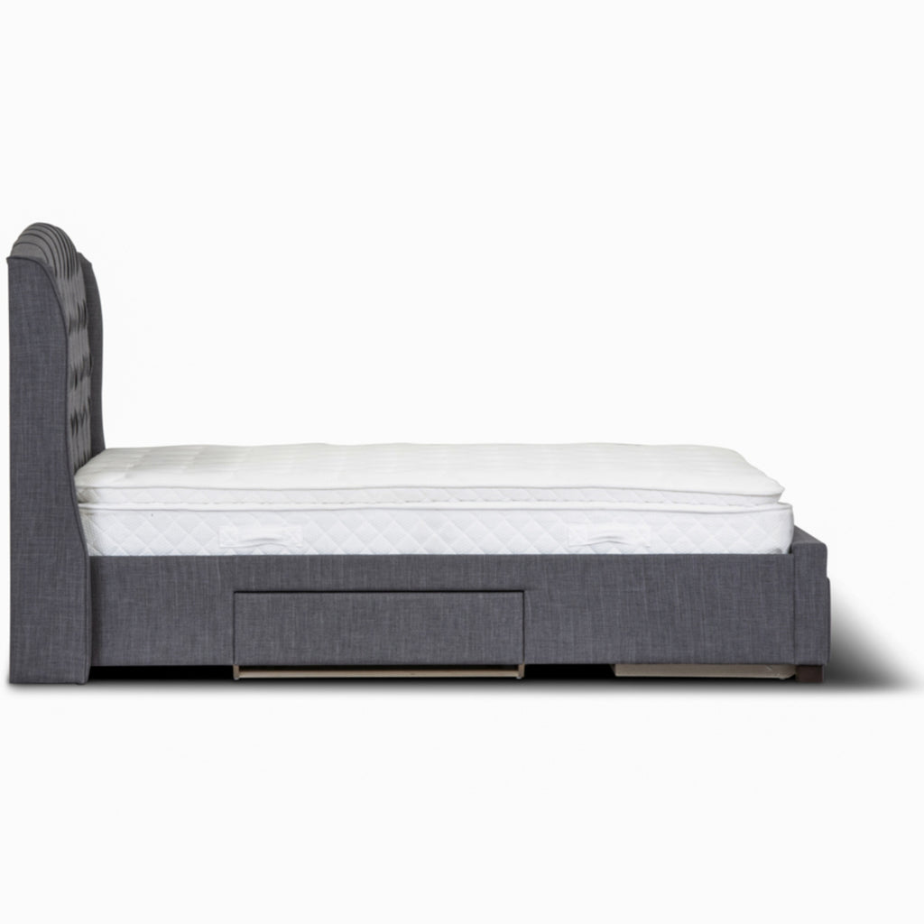 Honeydew Bed Frame Grey King 