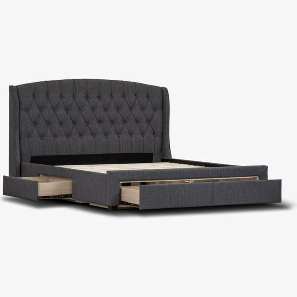 Honeydew Bed Frame Grey Queen 