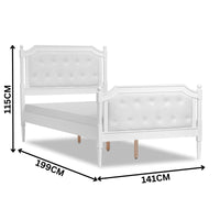 Hotham Double Bed Frame White