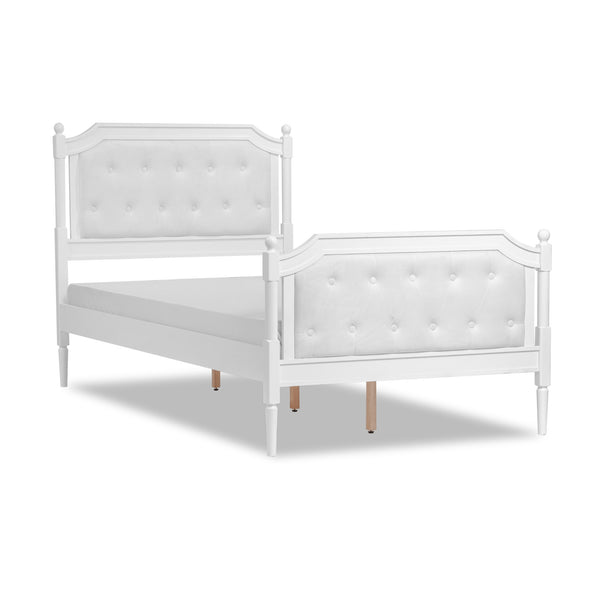 Hotham King Single Bed Frame White