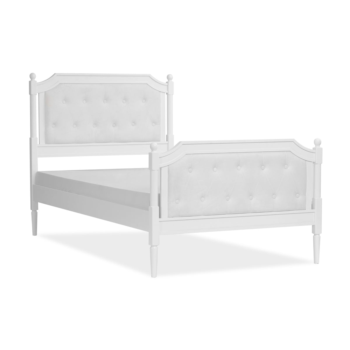 Hotham Single Bed Frame White