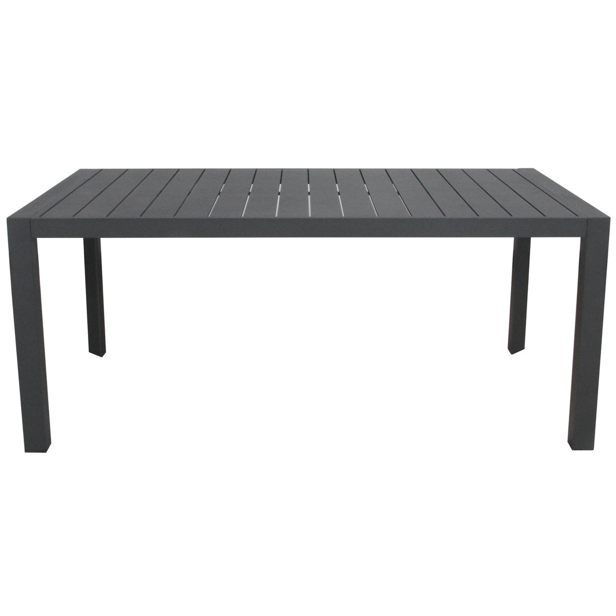 Iberia 178cm Outdoor Dining Table Charcoal 