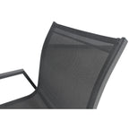 Iberia 2pc Set Outdoor Dining Chair Charcoal 