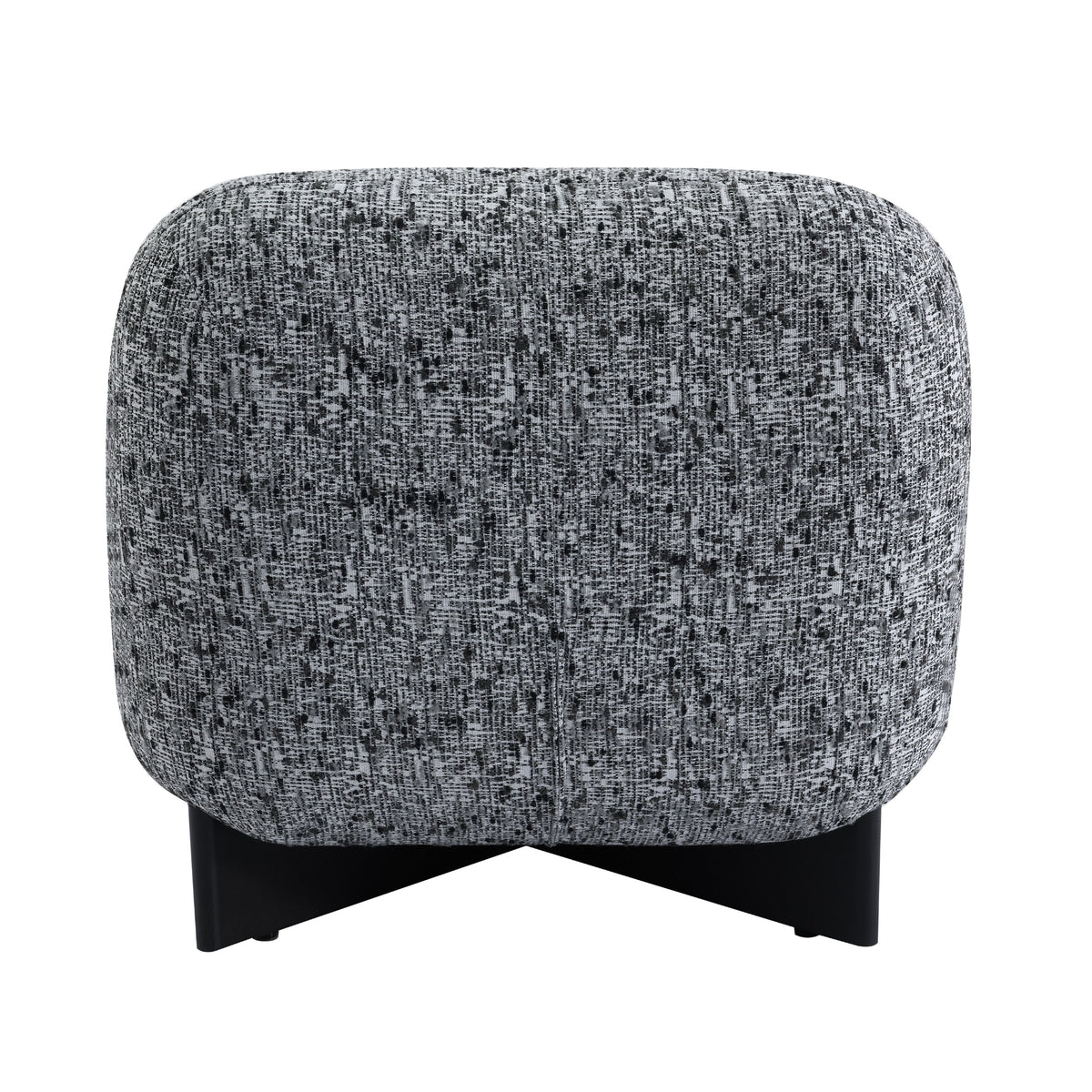 Ina Occasional Chenille Chair Black