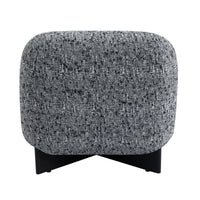 Ina Occasional Chenille Chair Black