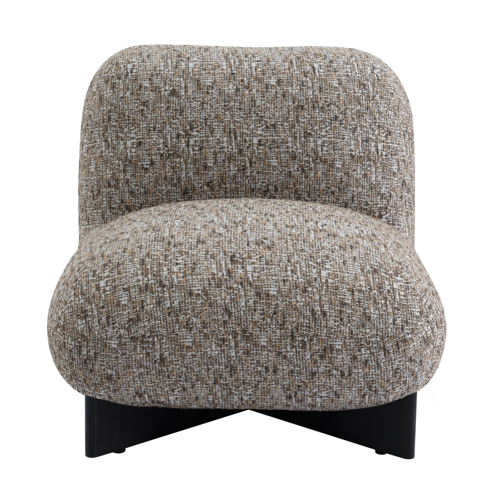 Ina Occasional Chenille Chair Caramel