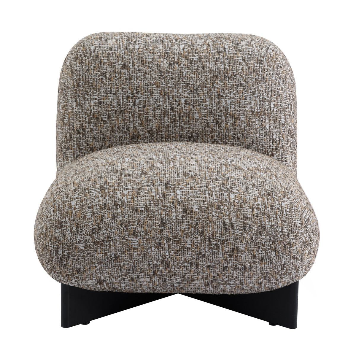 Ina Occasional Chenille Chair Caramel