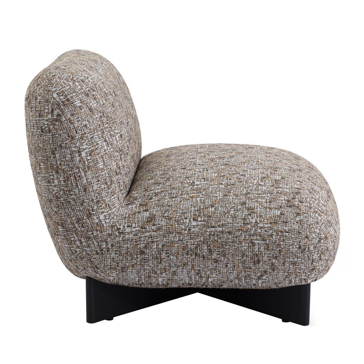 Ina Occasional Chenille Chair Caramel