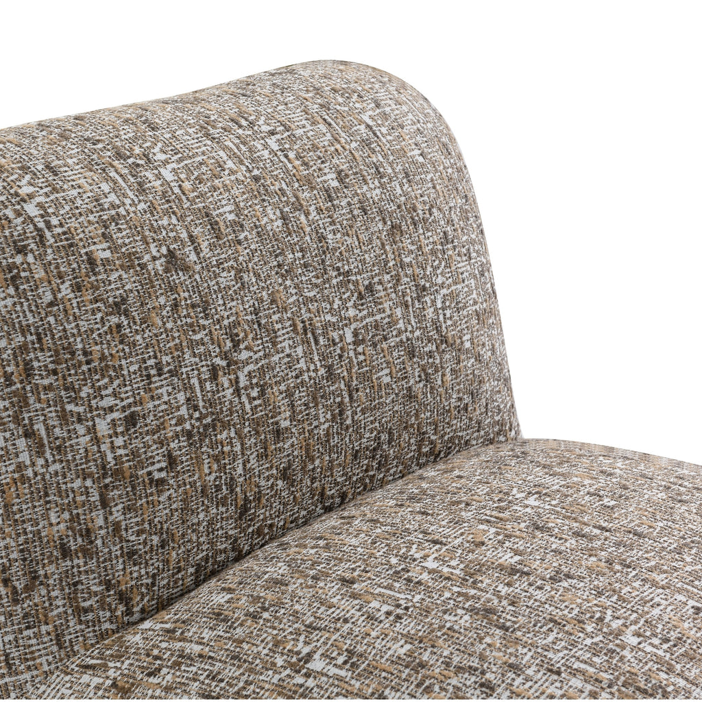 Ina Occasional Chenille Chair Caramel