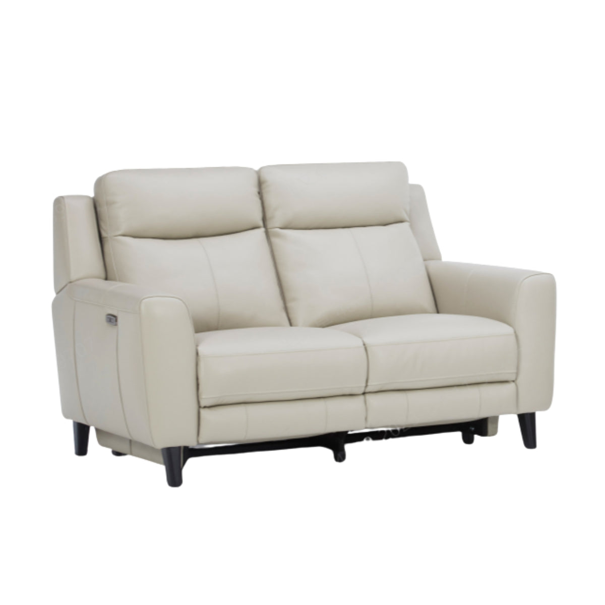 Jakob 2 Seater Leather Electric Recliner Lounge Beige
