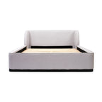 Jamar Fabric Bed Frame Grey Queen 