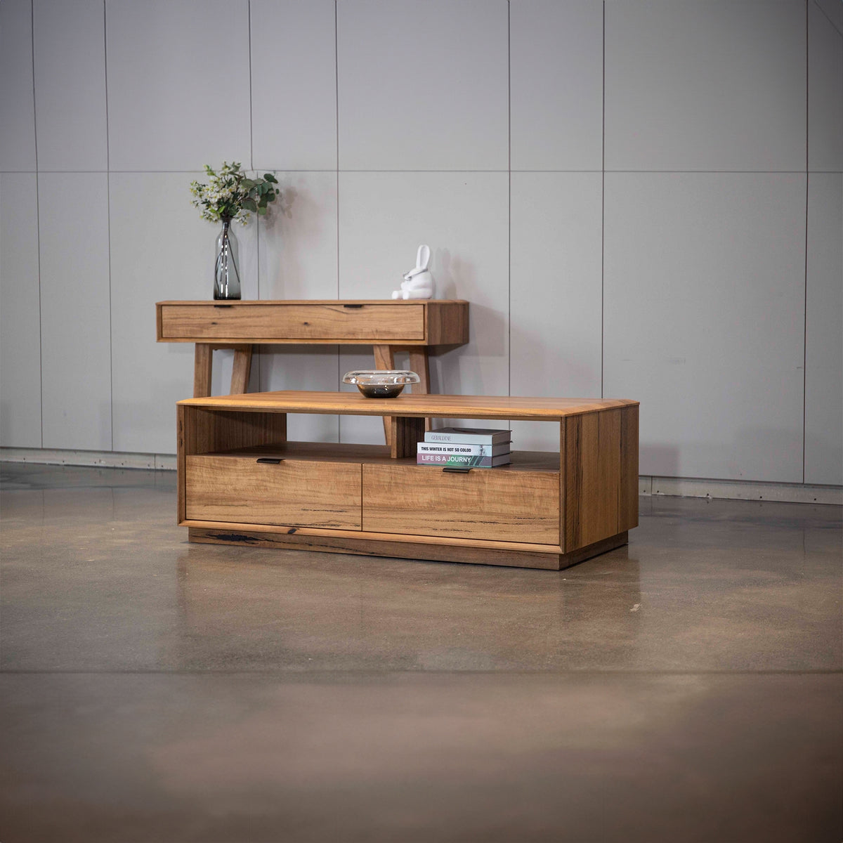 Japandi 130cm Coffee Table Natural Oak