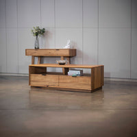 Japandi 130cm Coffee Table Natural Oak