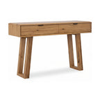 Japandi 130cm Console Table Natural Oak