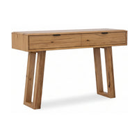 Japandi 130cm Console Table Natural Oak