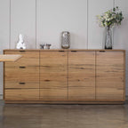 Japandi 180cm Buffet Table Natural Oak