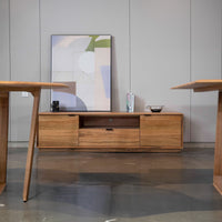 Japandi 180cm ETU Entertainment TV Unit Natural Oak