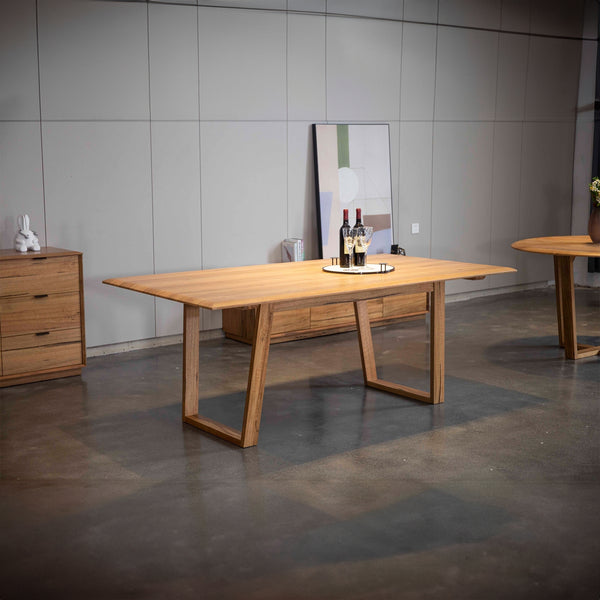 Japandi 240cm Dining Table Natural Oak