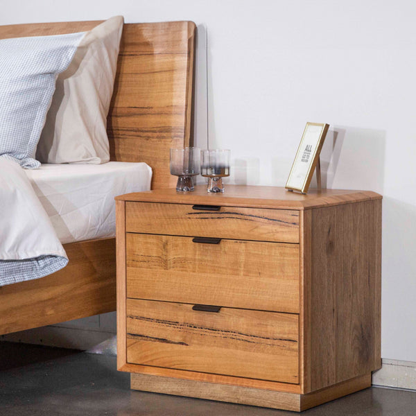 Japandi Bedside Table Natural Oak