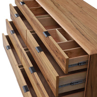 Japandi Dresser Chest of Drawers Natural Oak