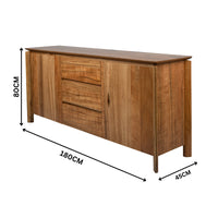 Japon 180cm Buffet Table Natural