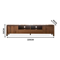 Japon 220cm ETU Enterntainment TV Unit Natural