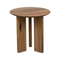 Japon 60cm Round Lamp Side Table Natural