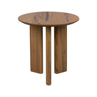 Japon 60cm Round Lamp Side Table Natural