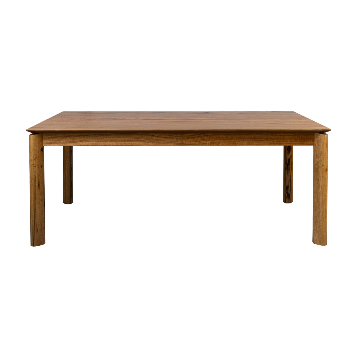 Japon 9pc Dining Set 240cm Table 8 Leather Seat Brown Chair Natural