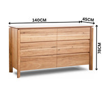 Japon Dresser Drawer Cabinet Storage Natural