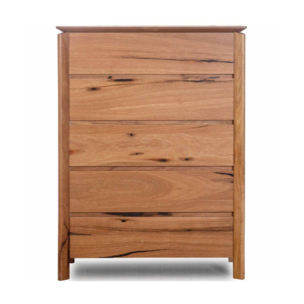 Japon Tallboy 5 Drawer Cabinet Storage Natural