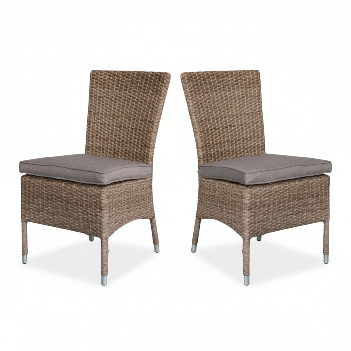 Java 2pc Set Outdoor Rattan Wicker Dining Chair