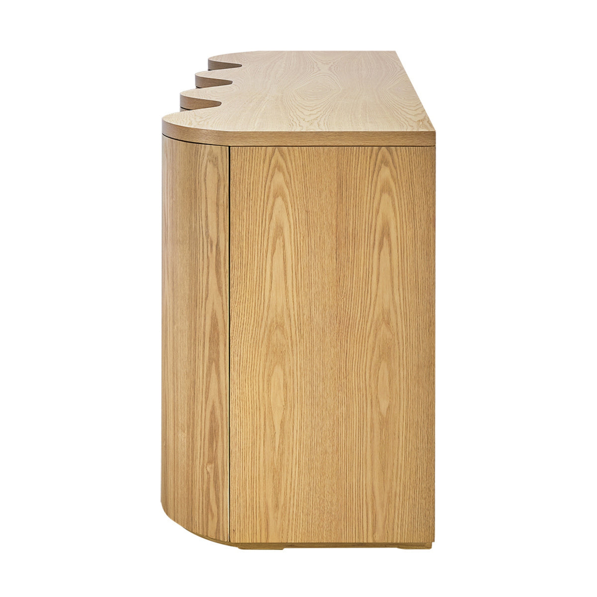 Jaya 215cm 4 Door Buffet Table Storage Unit Natural