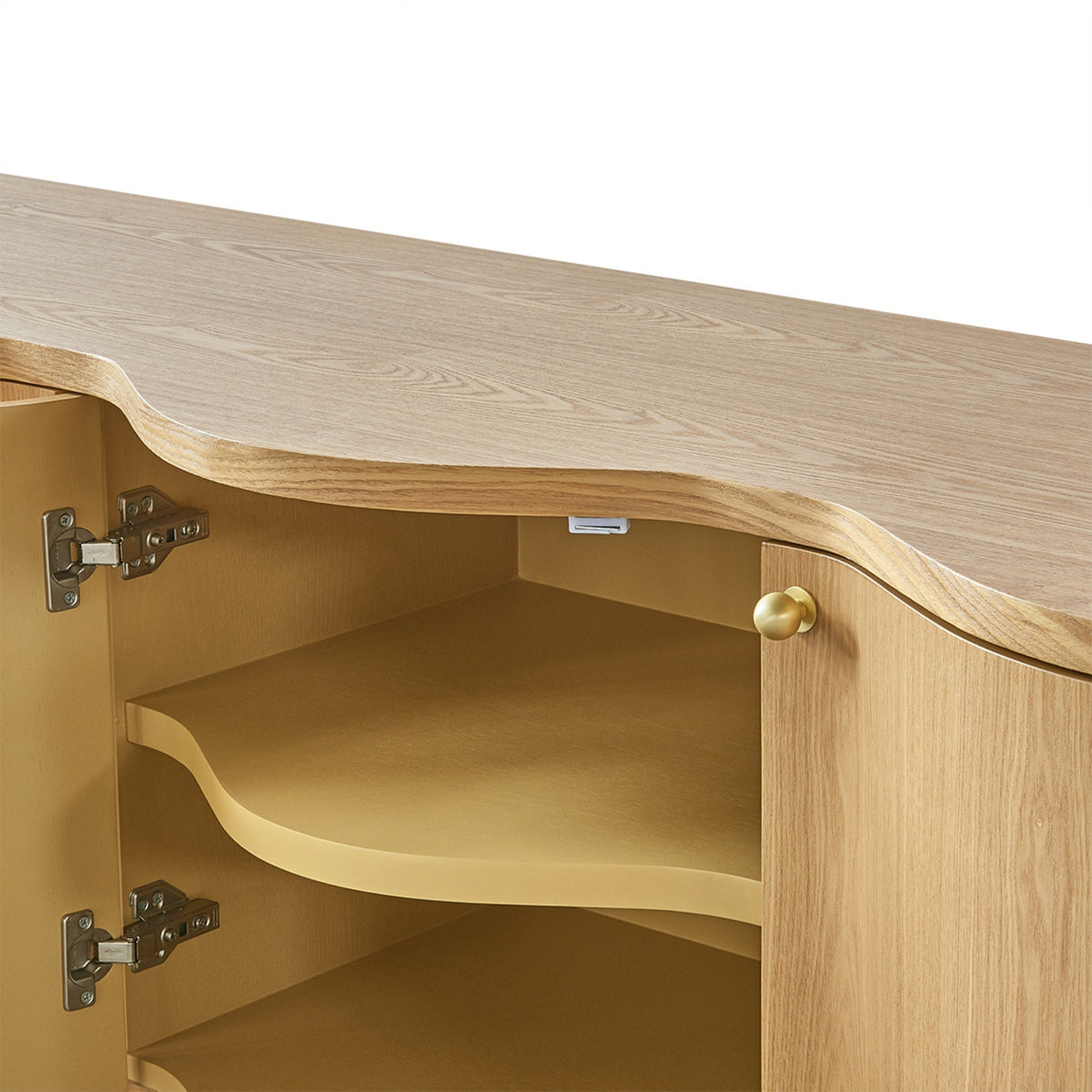 Jaya 215cm 4 Door ETU Enterntainment TV Unit Natural