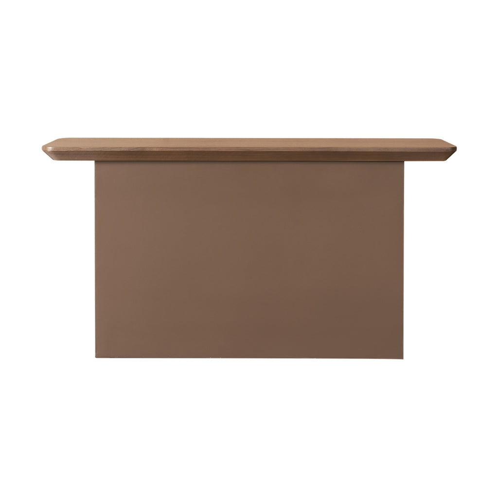 Jaya Wave 150cm Console Hallway Entrance Table Walnut