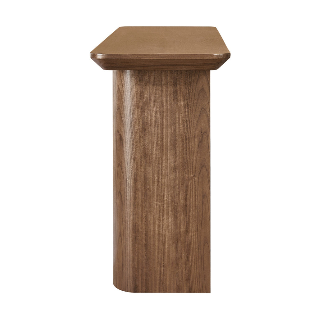 Jaya Wave 150cm Console Hallway Entrance Table Walnut