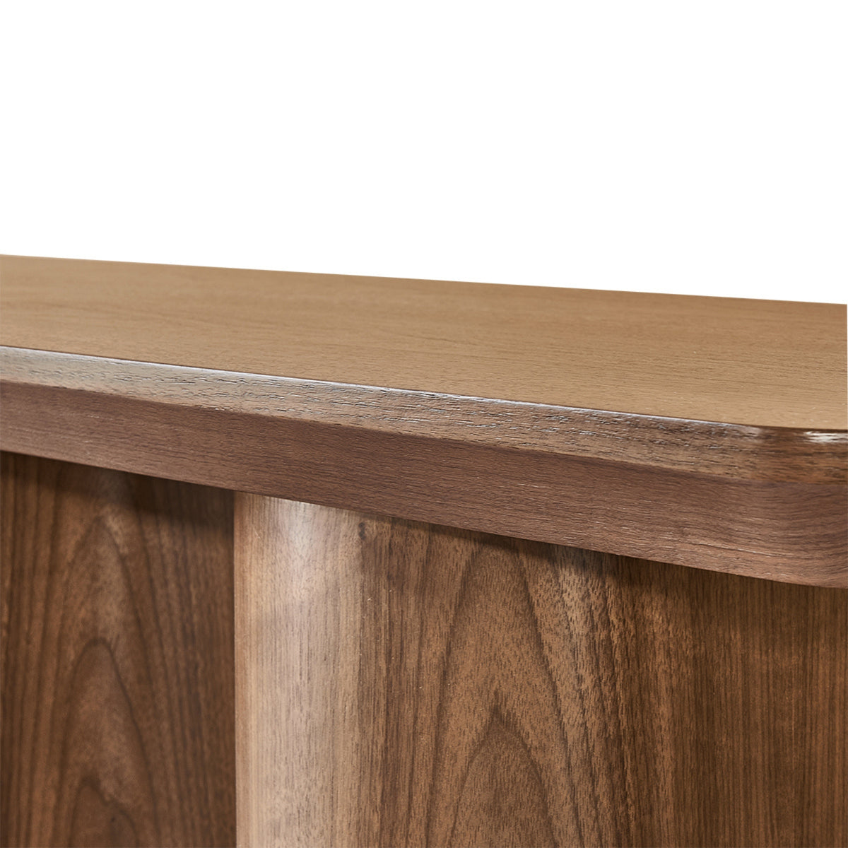 Jaya Wave 150cm Console Hallway Entrance Table Walnut