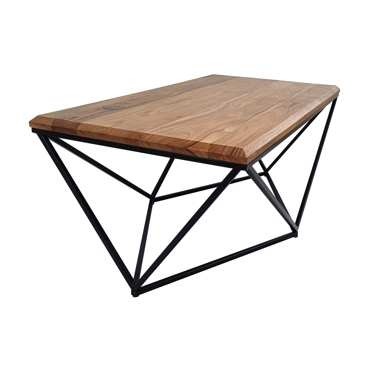 Jensen 110cm Acacia Wood Coffee Table Natural Oak
