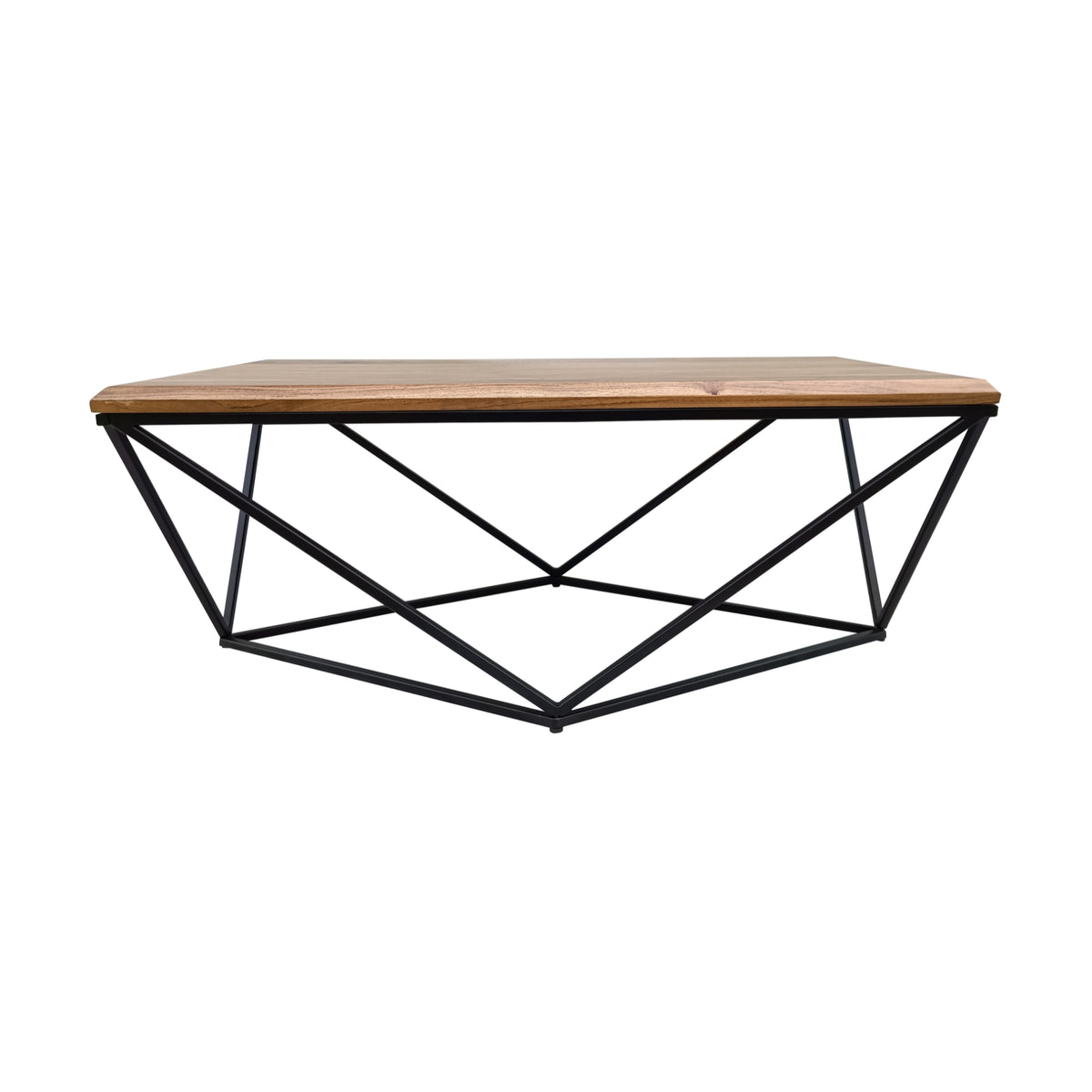 Jensen 110cm Acacia Wood Coffee Table Natural Oak