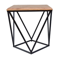 Jensen 50cm Acacia Wood Lamp Table Natural Oak