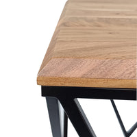 Jensen 50cm Acacia Wood Lamp Table Natural Oak