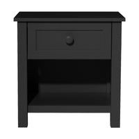 Jessica Bedside Table Black