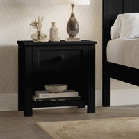 Jessica Bedside Table Black